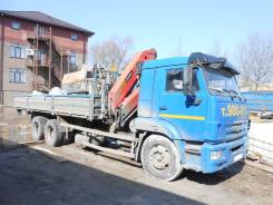 КамАЗ 65117. КМУ Palfinger PK 18500 на шасси Камаз-65117, 6 700 куб. см., 11 850 кг.