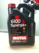 Motul 6100 Synergie+. 10W-40, �����������������, 4��. ��� ����� �� ������������ ����