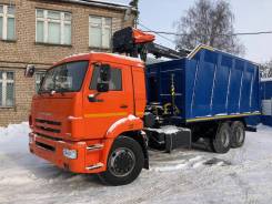 Майкопский машиностроительный завод Майман-110S. Ломовоз КамАЗ-65115-773094-42 (Евро-4), кузов 30 куб., КМУ Майман-110S, 11 760 куб. см.