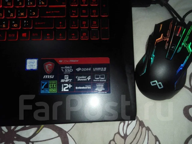 MSI GP72 7RDX Leopard. 17.3", 2 800����, ��� 8 ��, ���� 1 000���, WiFi: 1, Bluetooth: 1, ����������� �� 2��. ����
