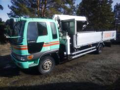Hino Ranger. Кран борт , 8 000 куб. см., 7 000 кг.