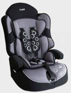 Детское автокресло "SIGER ДРАЙВ" KRES0234 серый, 1-12 лет, 9-36 кг, группа 1/2/3