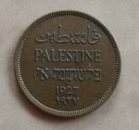 Палестина 1 милс 1927г AU