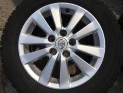 Литьё Toyota + 205/60R16 Bridgestone Blizzak Revo GZ. 6.5x16" 5x114.30 ET45