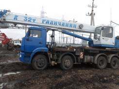 Галичанин КС-55729-1В. Автокран КС-55729-1В на шасси Камаз 6540-А4, 6 700 куб. см., 32 000 кг., 36 м.