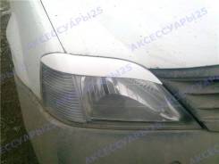 Накладка на фару. Renault Logan, L8, LS0G/LS12 Двигатели: H4M, K4M, K7J, K7M. Под заказ