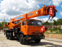 Клинцы КС-55713-1К-3. Автокран 25т. стрела 28 метров на шасси Камаз-65115*, 11 759 куб. см., 24 998 кг.