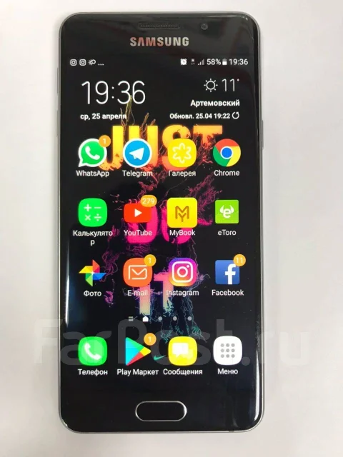 Samsung Galaxy A3 2016. �/�, ������, 4G LTE, Dual-SIM ����