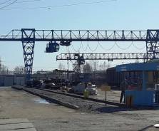 Площадка 1200 м2 в черте города с краном ЖД тупиком