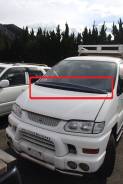 Дефлектор капота. Mitsubishi Delica, PA3V, PA3W, PA4W, PA5V, PA5W, PB3V, PB4V, PB4W, PB5V, PB5W, PB6W, PC3W, PC4W, PC5W, PD3W, PD4V, PD4W, PD5V, PD5W...