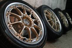 Только из Японии=Заряженный комплект=RAYS VOLK Racing GT-N+крутые шины. 7.0x17" 5x100.00 ET50