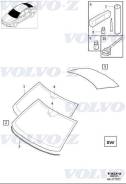 Стекло лобовое. Volvo V70 Volvo XC70, BZ52, BZ69, BZ70, BZ80, BZ82, BZ83, BZ87, BZ88, BZ90, BZ95 Volvo S80, AS43, AS56, AS60, AS70, AS71, AS85, AS98...