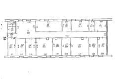 Офисные помещения в г. Биробиджане. 386 кв. м., улица Пионерская 67, р-н Центральный. План помещения