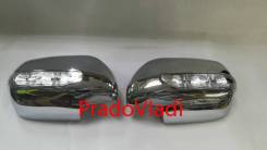 Накладка на зеркало. Toyota Land Cruiser Prado, GRJ120, GRJ120W, KDJ120, KDJ120W, KZJ120, LJ120, RZJ120, RZJ120W, TRJ120, TRJ120W, VZJ120, VZJ120W