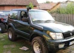 Шноркель. Toyota Land Cruiser Toyota Land Cruiser Prado, KZJ90W, KZJ95W, RZJ90W, RZJ95W, VZJ90, VZJ90W, VZJ95, VZJ95W, КZJ90, КZJ95 Двигатели: 1KZTE...