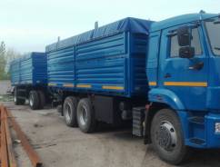 КамАЗ 65115. Продается Камаз зерновоз 65115 с трехсторонней разгрузкой, 6 700 куб. см., 14 000 кг.