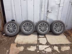 Продам колеса на 17 с летней резиной. 7.0x17" 5x114.30 ET35 ЦО 60,8 мм.