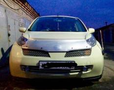 Накладка на фару. Nissan March, AK12, BK12, BNK12, K12 Двигатели: CR10DE, CR12DE, CR14DE, MA09ERT, MA09RT, MA10ET, MA10T