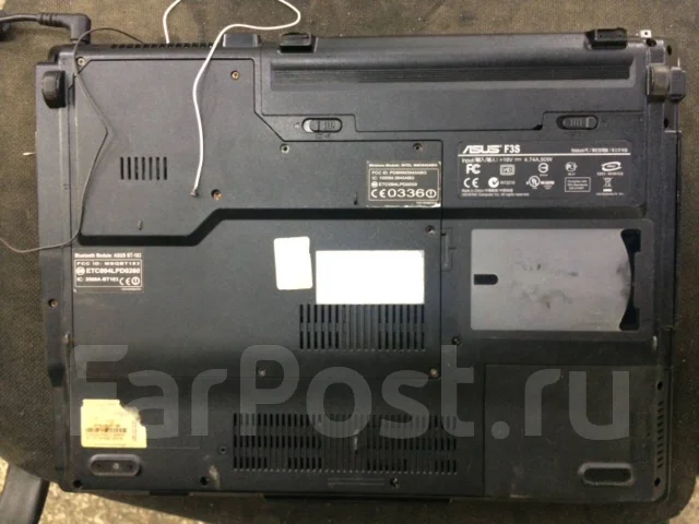 Asus F3S. 1,8����, ��� 1024 ��, ���� 160���, WiFi: 1, Bluetooth: 1 ����