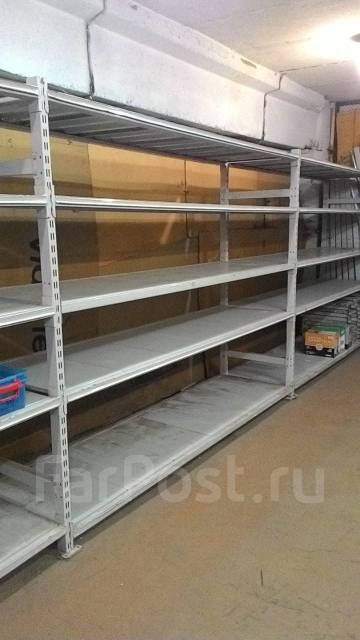 Стеллаж складской металлический разборный 4 полки, б/у, в наличии. Цена ...