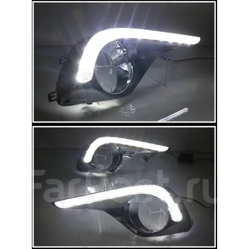 Дневные ходовые огни Toyota Highlander/Тойота Хайлендер 2012-2014 ...