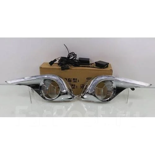 Дневные ходовые огни Toyota Highlander/Тойота Хайлендер 2012-2014 ...