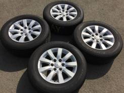 265/60R18 95%~ bridge на оригинале MMC Pagero R18 7.5j 46 Баланс ок!. 7.5x18" 6x139.70 ET46 ЦО 67,0 мм.