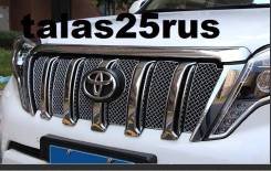 Накладка на решетку бампера. Toyota Land Cruiser Prado Двигатель 13BT