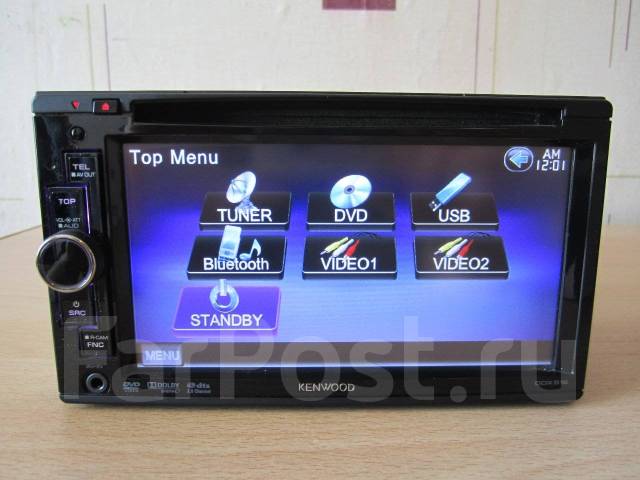 Kenwood DDX-516 DVD, USB, CD, MP3, iPhone/iPod Made For Japan, 2 DIN —  178x100 мм, б/у, в наличии. Цена: 7 500₽ во Владивостоке