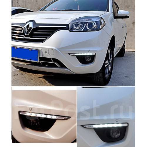 Противотуманные фары с ДХО Renault Duster (RS-06903)