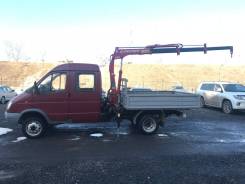 ГАЗ ГАЗель Фермер. Газель фермер с манипулятором 2 тонны.2011 г. в, 2 500 куб. см., 1 500 кг.