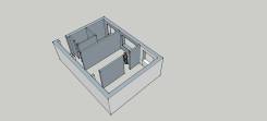3D модель помещения по плану БТИ
