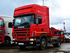 Scania R420. Седельный тягач Scania R 420 2004 г/в, 11 700 куб. см., 10 450 кг.