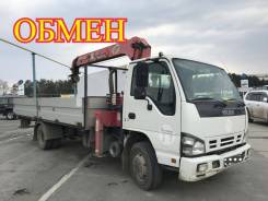 Isuzu NQR. Самогруз , 2009 г. в. Стрела UNIC370, 5 000 кг.
