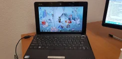 Asus Eee PC 1001P. 10.1", 1,6����, ��� 1024 ��, ���� 160���, WiFi, ����������� �� 7��. ����