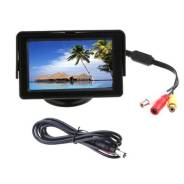 Монитор 4.3 " TFT LCD цветной монит (2 видеовхода) Новый. Универсальн. Под заказ