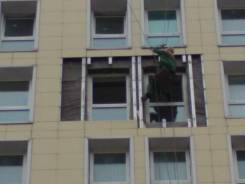 Ремонт вентилируемого фасада - гидроизоляция пластиковых окон