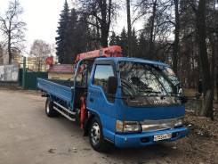 Isuzu Elf. Продается грузовик с манипулятором , 4 985 куб. см., 5 000 кг.
