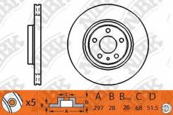 Диск тормозной. Mazda CX-5, KE, KE2AW, KE2FW, KE5AW, KE5FW, KEEAW, KEEFW