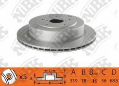 Диск тормозной. Subaru Tribeca, WXF Двигатель EZ36D