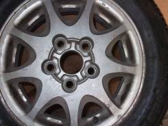 Колесо, литой диск Тойота, шина Bridgestone. R14 175/70. x14" 5x100.00 ЦО 60,0 мм.