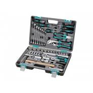 Набор инструментов Stels 76 пр , 1/2", 1/4", CrV, кейс. 14104