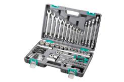Набор инструментов Stels 88 пр, 1/2", 1/4", CrV, кейс. 14109