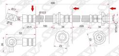Шланг тормозной. Nissan: Wingroad, Bluebird Sylphy, Pulsar, AD, Sunny Двигатели: QG13DE, QG15DE, QG18DE, QG18DEN, QR20DE, SR20VE, YD22DD, QR20DD, QG16...