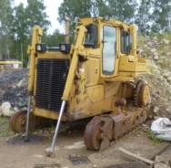 Caterpillar D6H. Бульдозер 1990 (осмотр в Смоленске)