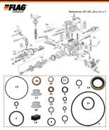 Насос топливный высокого давления. Ford Laser, BF3PF, BF3VF, BF5PF, BF5RF, BF5VF, BF6MF, BF7PF, BF7VF, BFMPF, BFMRF, BFSPF, BFSRF, BFTPF, BG3PF, BG5PF...