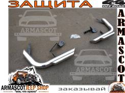 Защита бампера. Toyota Land Cruiser Toyota Land Cruiser Prado, GDJ150, GDJ150L, GDJ150W, GRJ150, GRJ150L, GRJ150W, KDJ150, KDJ150L, LJ150, TRJ150, TRJ...