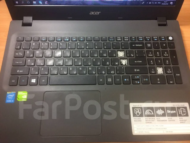Acer Aspire E5-573-331J. 15.6", 2����, ���� 256���, WiFi: 1, Bluetooth: 1, ����������� �� 3��. ����