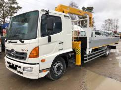 Hino 500. Самогруз , 2013 г. в. Стрела 5 тонн, 8 000 куб. см., 8 000 кг., 10 м.