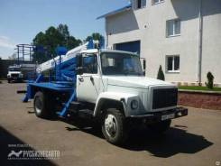 Випо-22. Автогидроподъемник ВИПО-22-01 на шасси ГАЗ-33098 стрела назад, 300 кг.